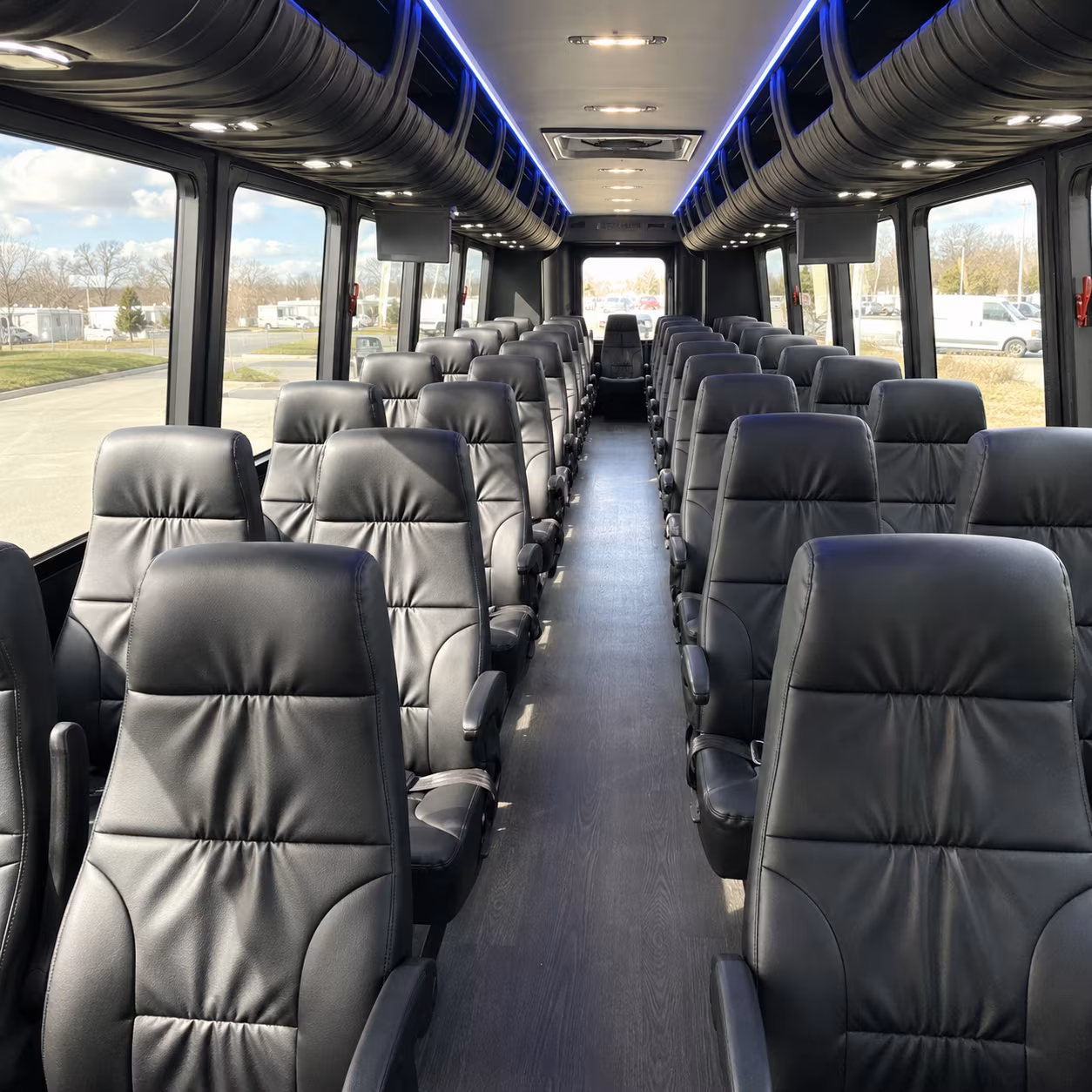 minibuses for bridal party transportation on your mount pleasant wedding day