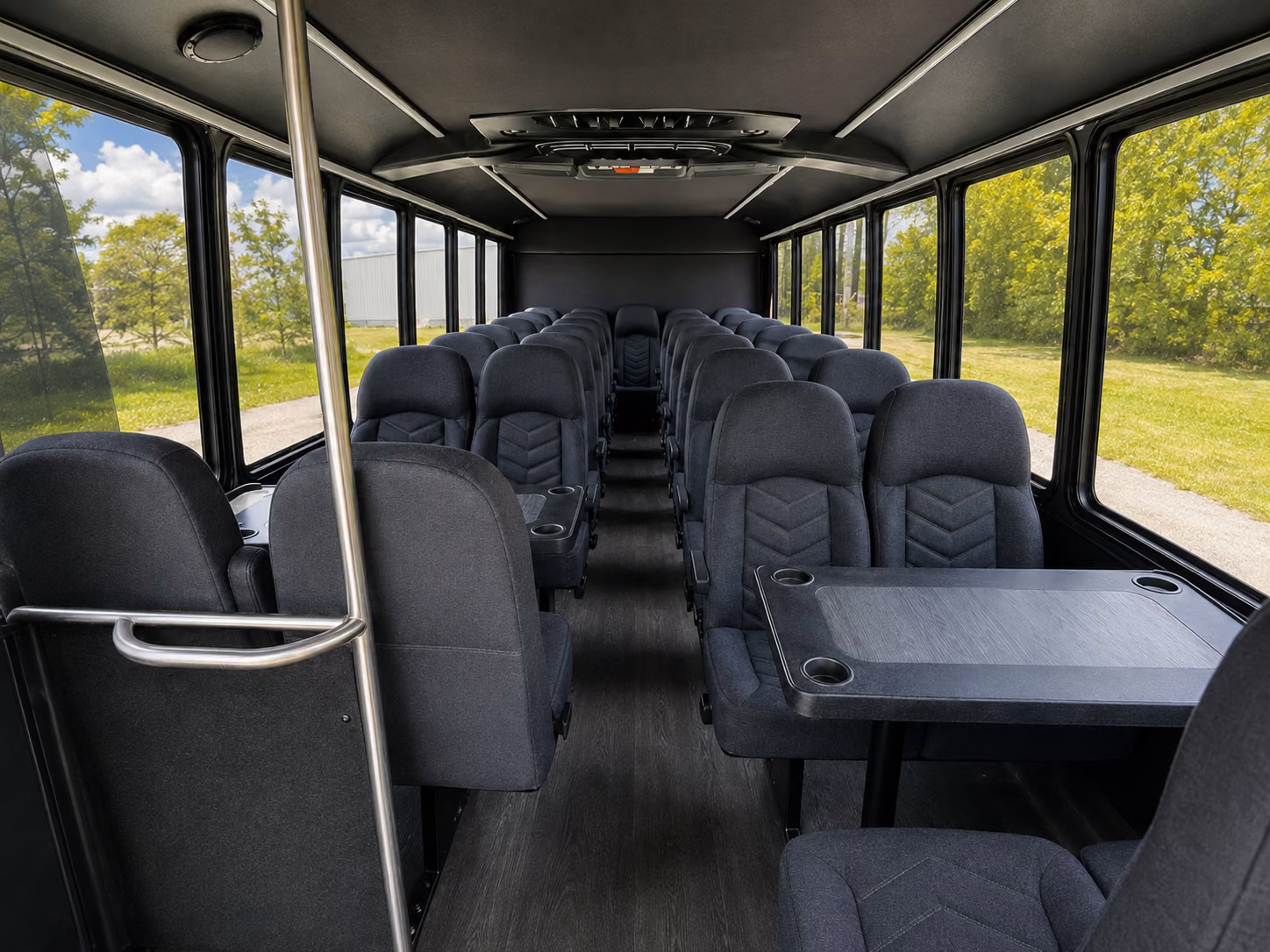 mount pleasant 20 passenger minibus interior