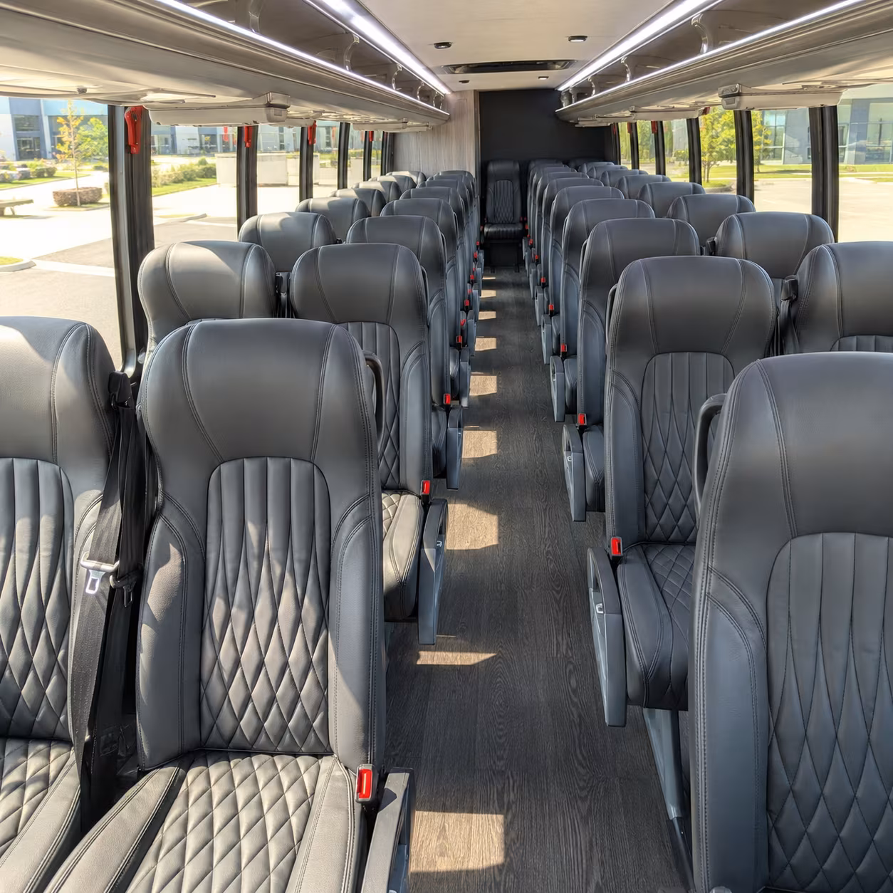 mount pleasant 30 passenger minibus inside