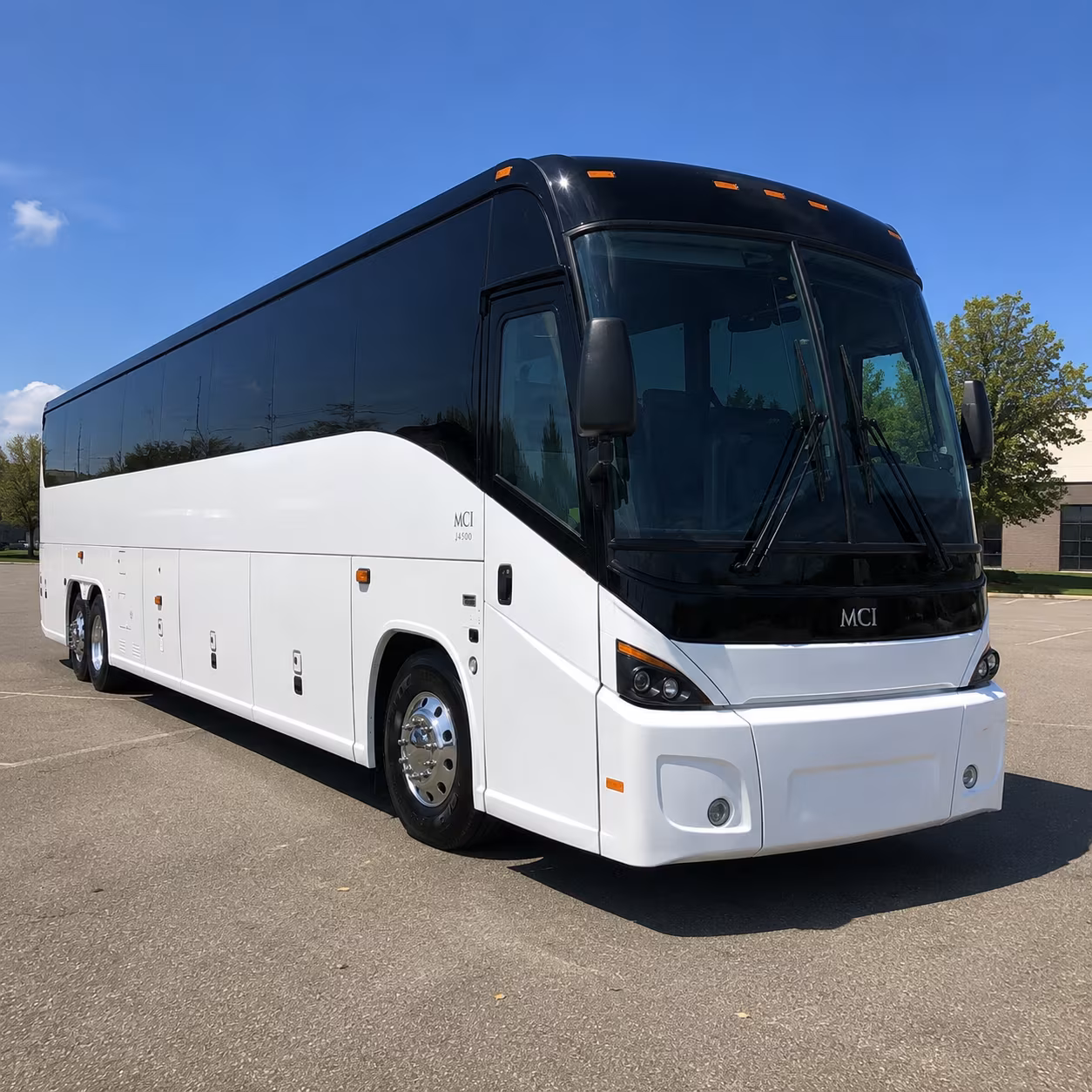 mount pleasant 45 passenger charter bus