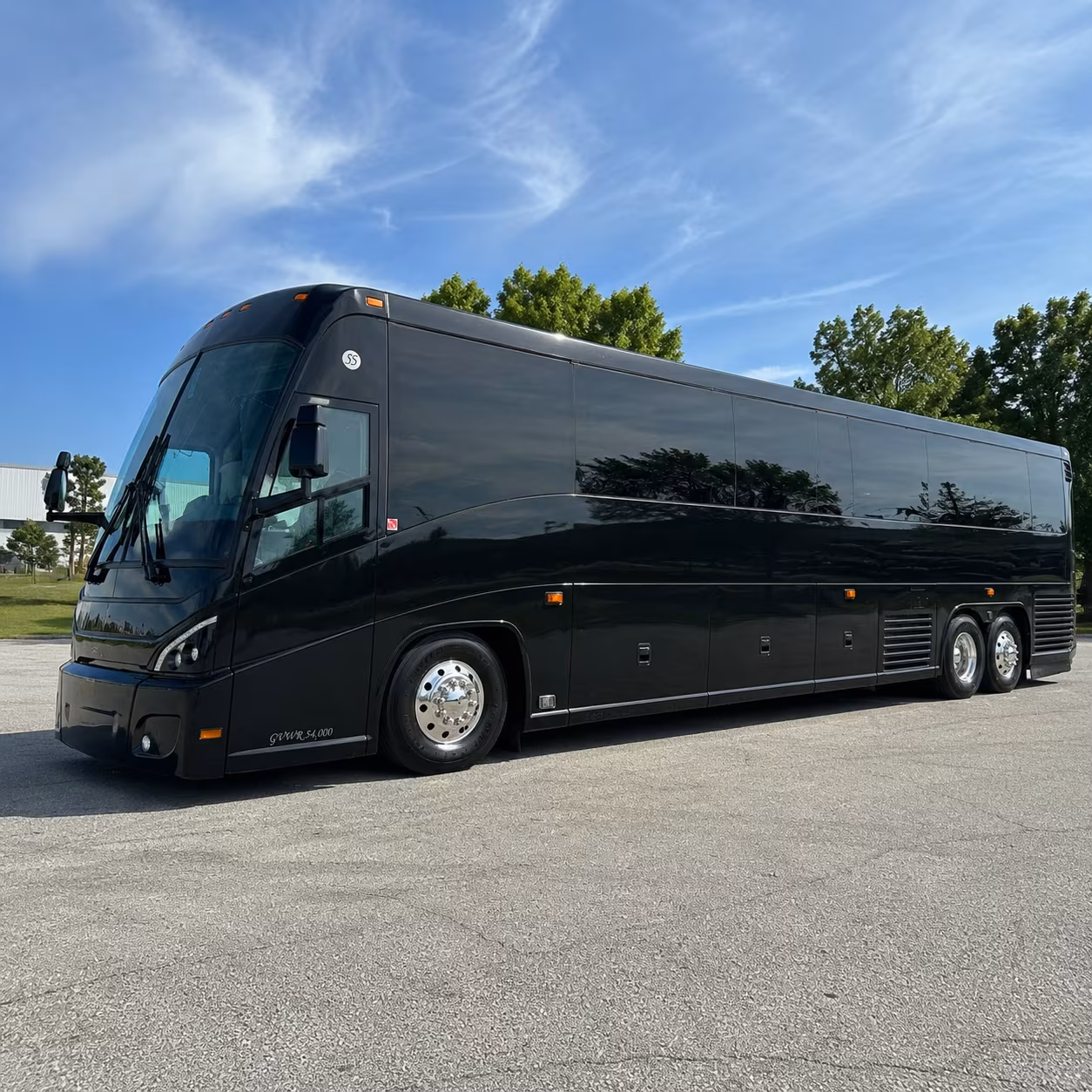 mount pleasant 47 passenger charter bus