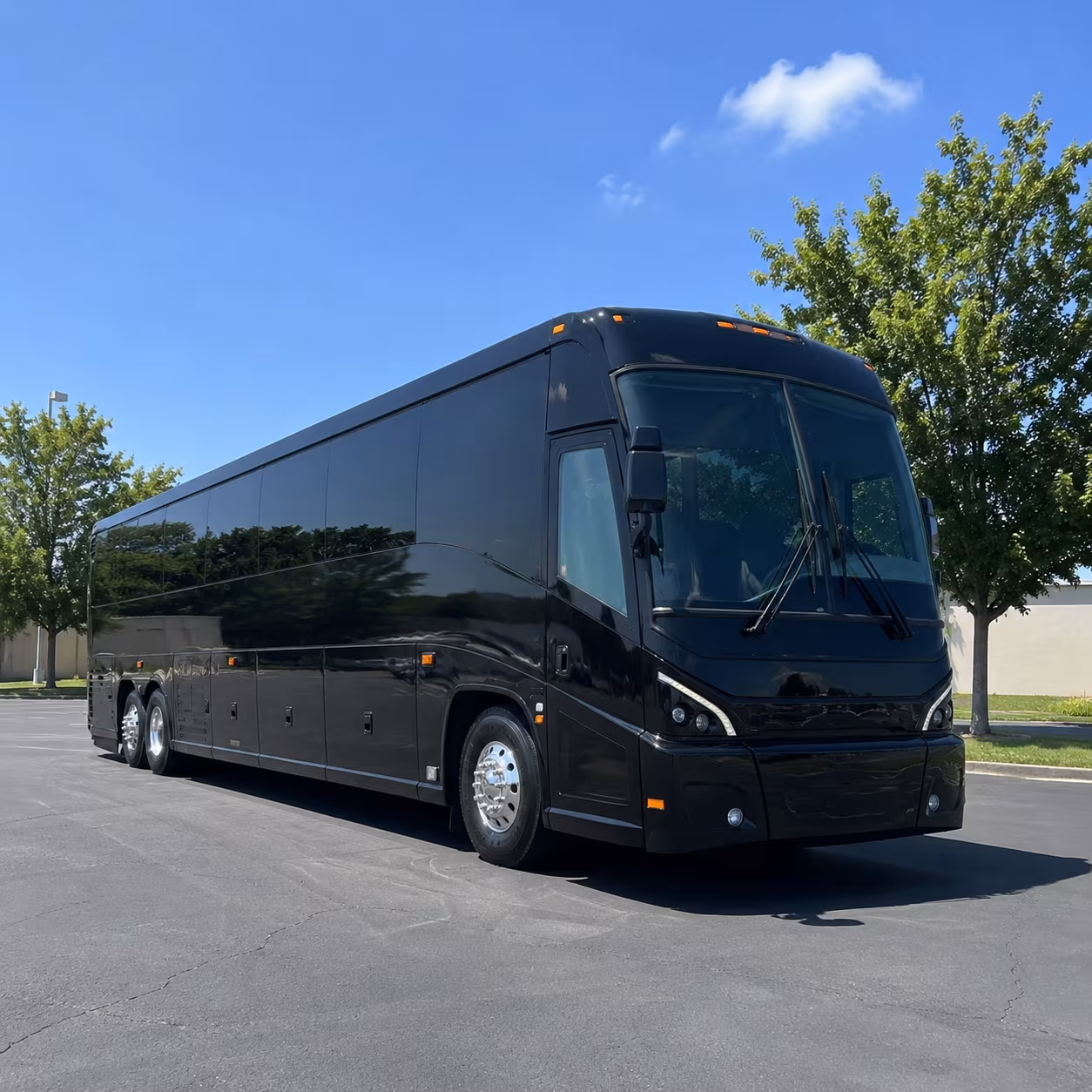 mount pleasant 56 passenger charter bus