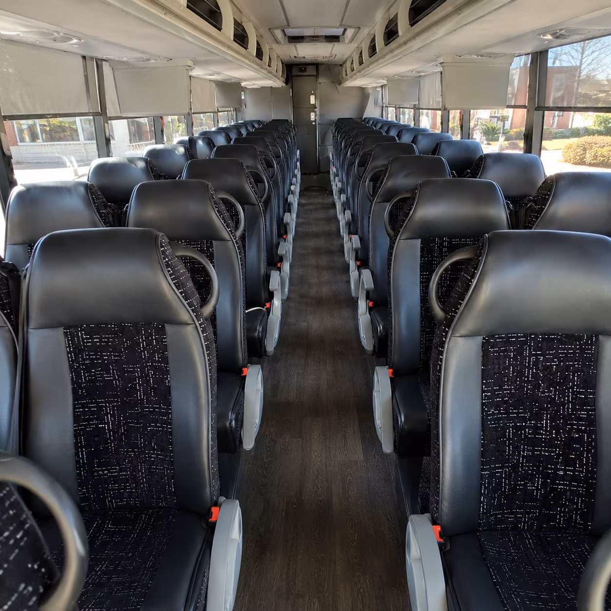 mount pleasant charter bus interior