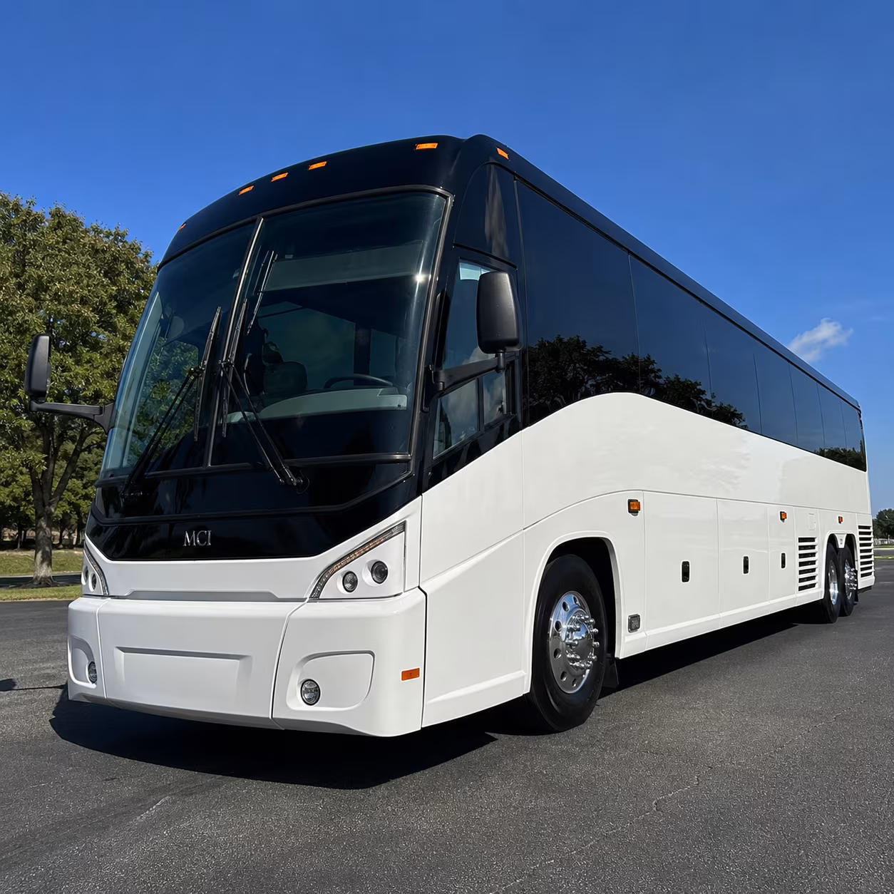 mount pleasant government military charter bus rental