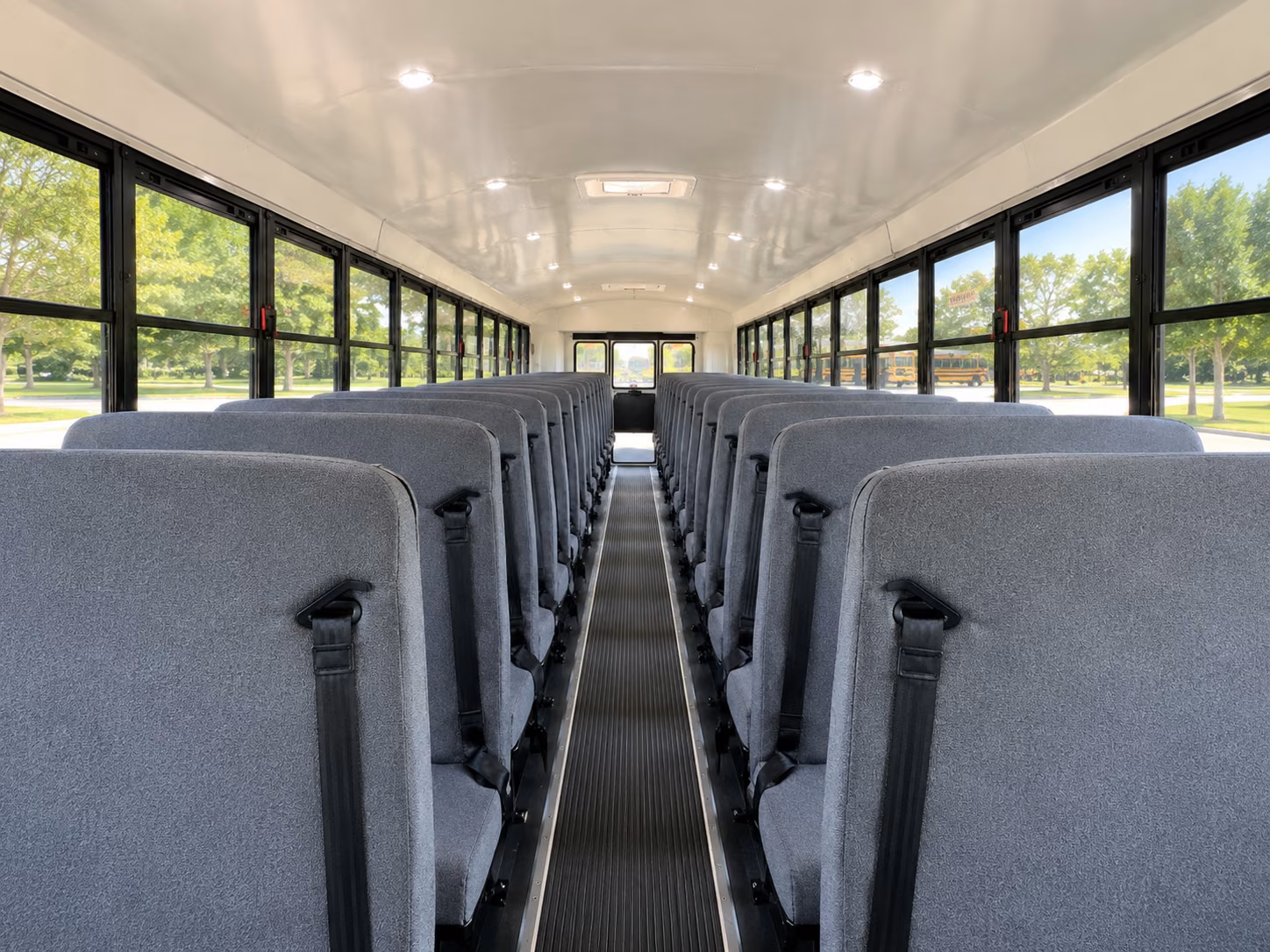 mount pleasant school bus inside