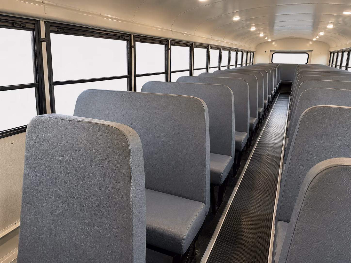 mount pleasant school bus interior