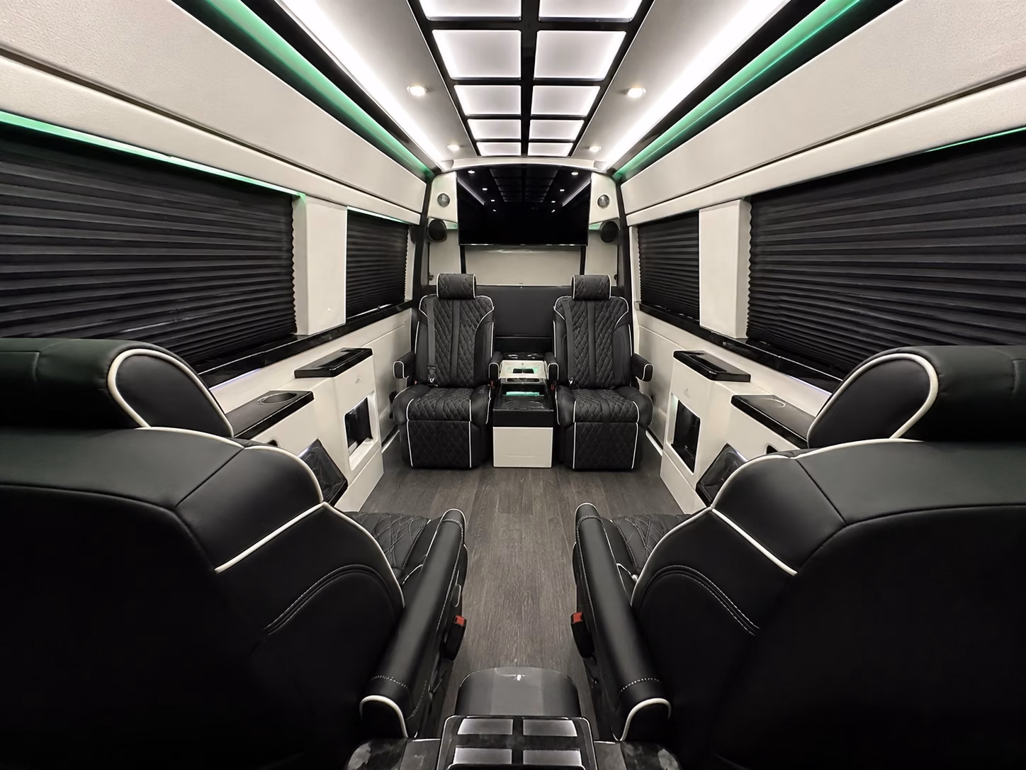 mount pleasant sprinter van with driver inside