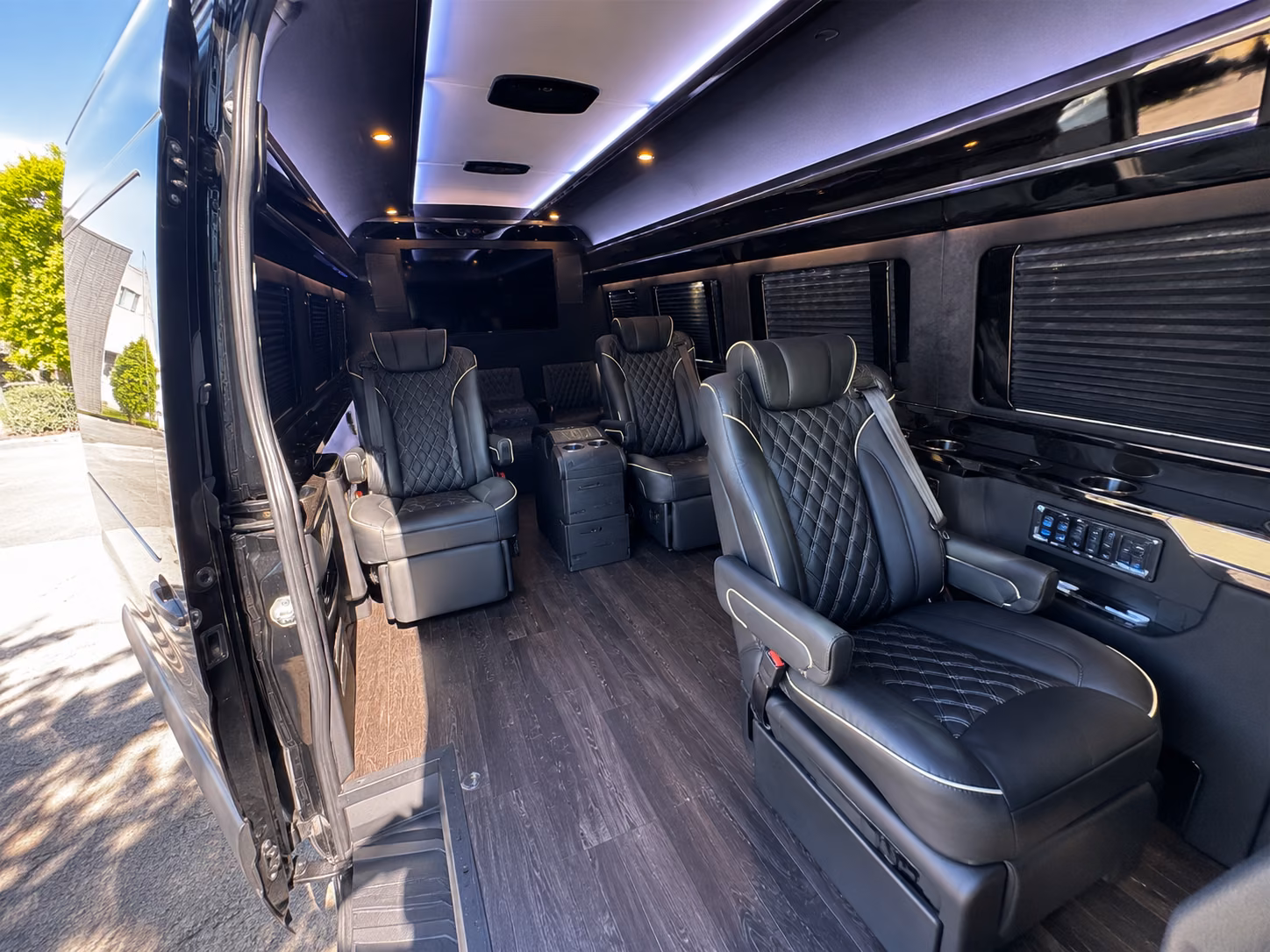mount pleasant sprinter van with driver interior